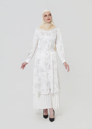 Lily Whisper Tunic - Ivory Petal Mist by Minnaba
